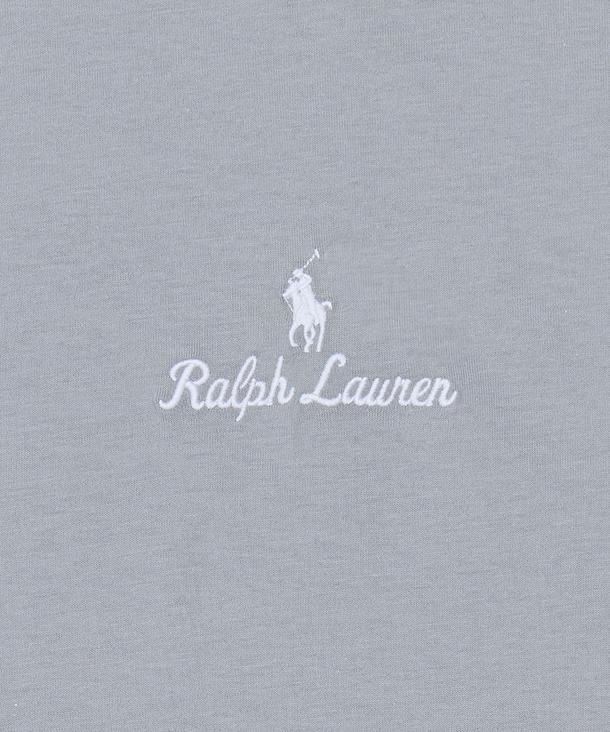폴로 랄프 로렌(POLO RALPH LAUREN) 클래식핏 로고 저지 티셔츠-그레이