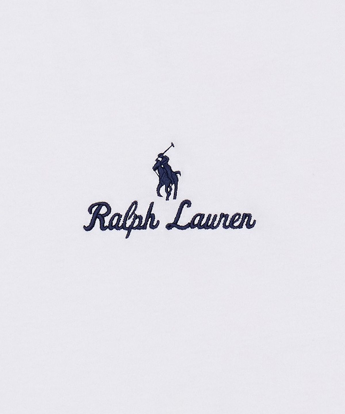 폴로 랄프 로렌(POLO RALPH LAUREN) 클래식핏 로고 저지 티셔츠-화이트