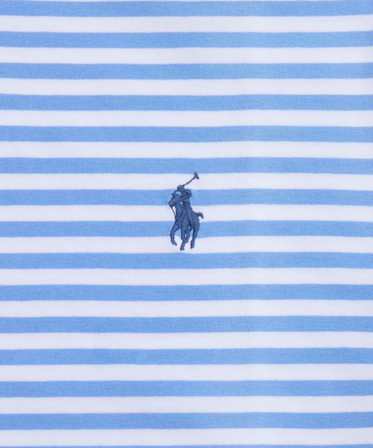 폴로 랄프 로렌(POLO RALPH LAUREN) 커스텀 슬림핏 스트라이프 저지 티셔츠-블루