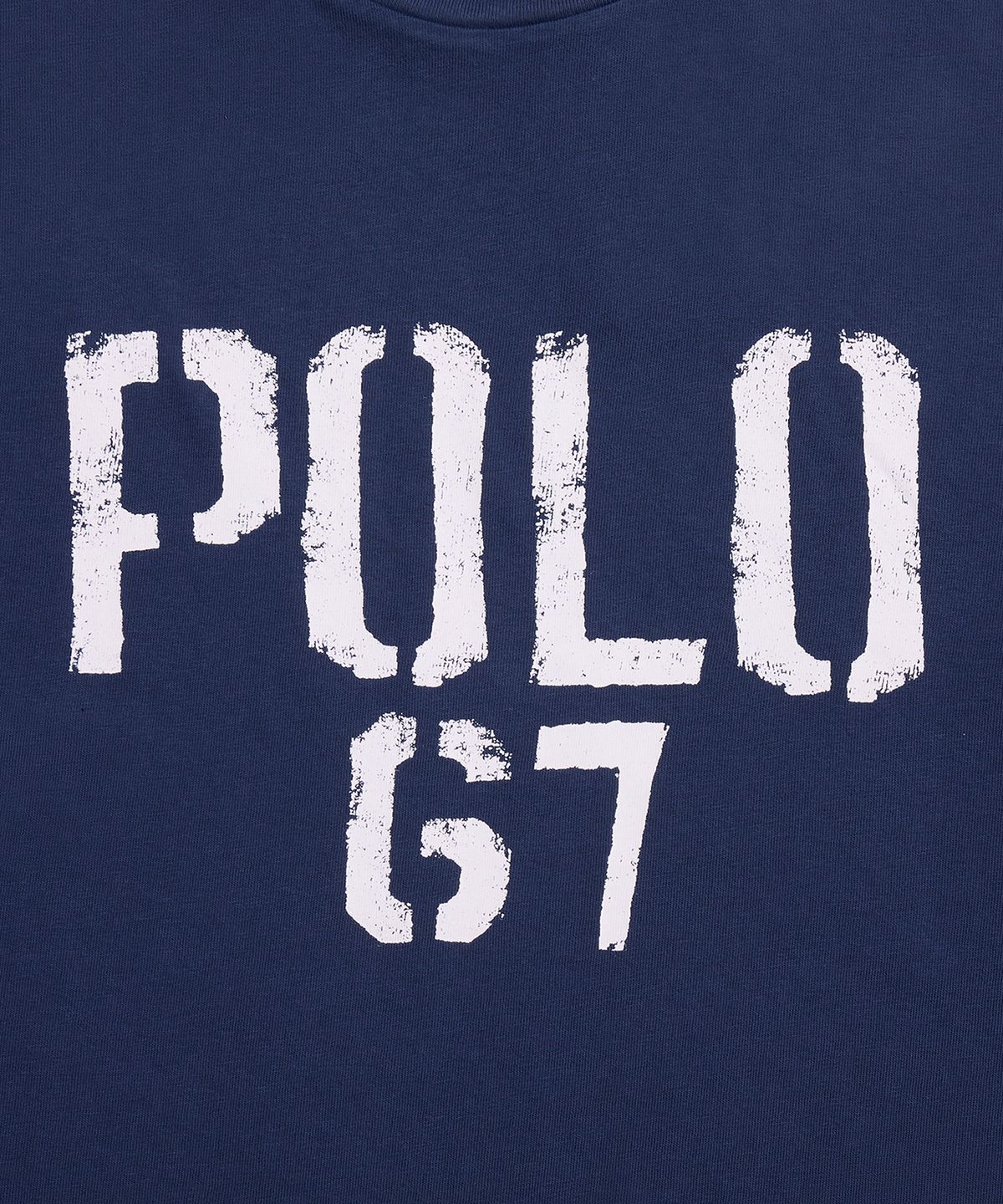 폴로 랄프 로렌(POLO RALPH LAUREN) 클래식핏 저지 그래픽 티셔츠-블루
