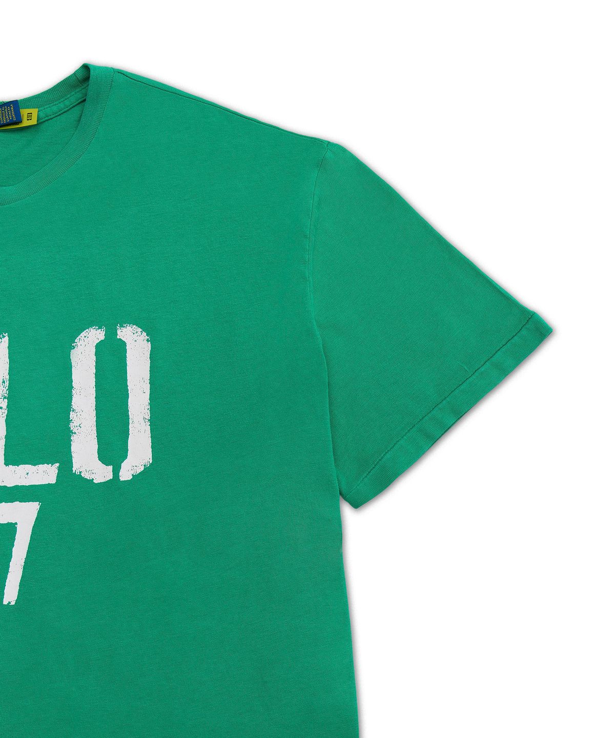 폴로 랄프 로렌(POLO RALPH LAUREN) 클래식핏 저지 그래픽 티셔츠-그린