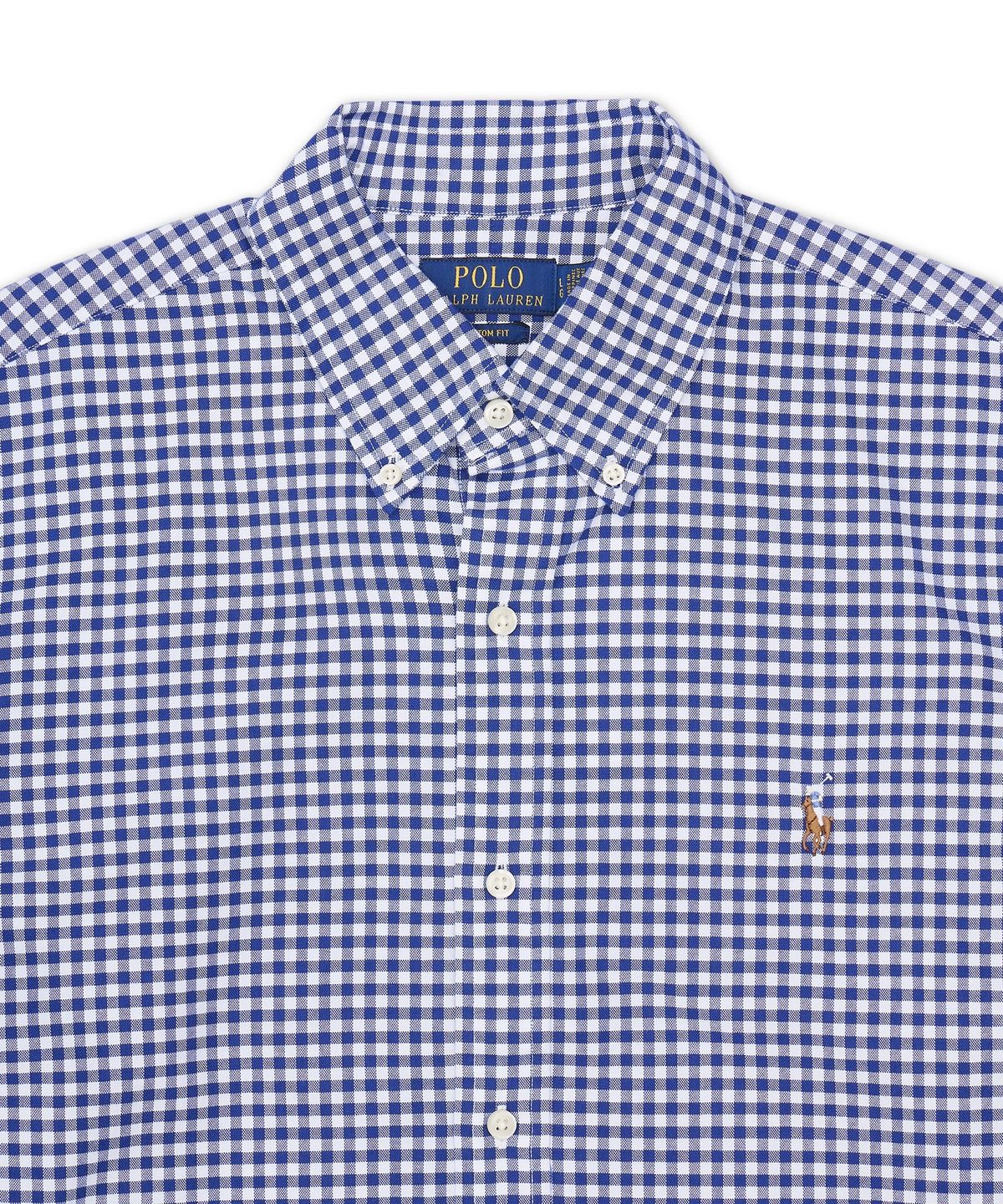 폴로 랄프 로렌(POLO RALPH LAUREN) 커스텀핏 옥스포드 셔츠-블루