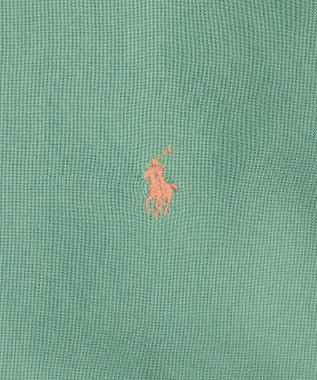 폴로 랄프 로렌(POLO RALPH LAUREN) 커스텀핏 가먼트 다이 옥스포드 셔츠-그린