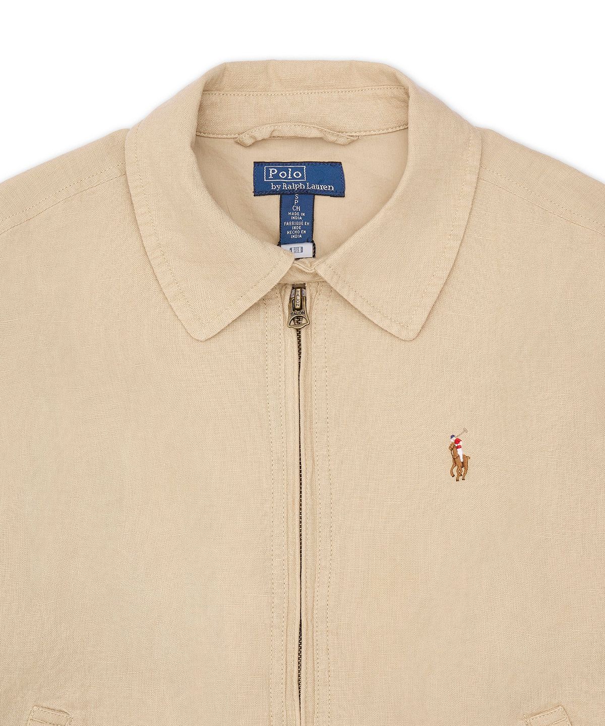폴로 랄프 로렌(POLO RALPH LAUREN) 리넨 윈드브레이커-라이트 베이지