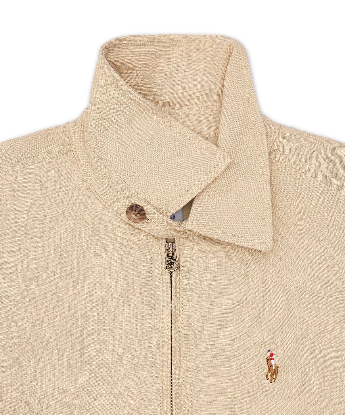 폴로 랄프 로렌(POLO RALPH LAUREN) 리넨 윈드브레이커-라이트 베이지