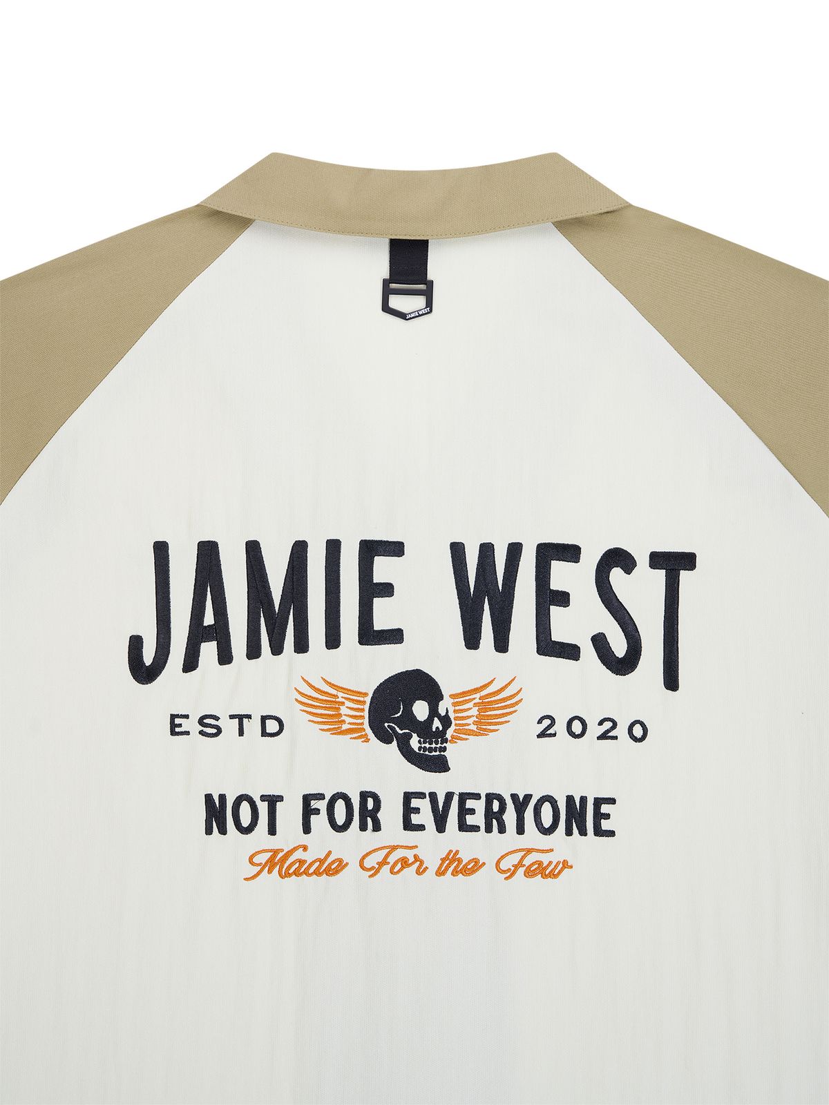 제이미웨스트(JAMIE WEST) 레트로 유니폼 볼링셔츠 (베이지)