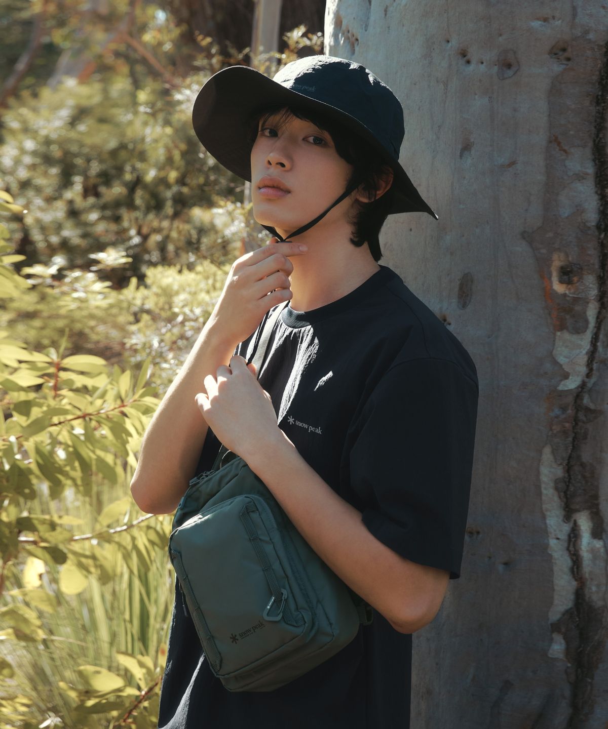 스노우피크 어패럴(SNOWPEAK APPAREL) 캠플 와이드 햇 (S26ZUCHA19) Dark Navy