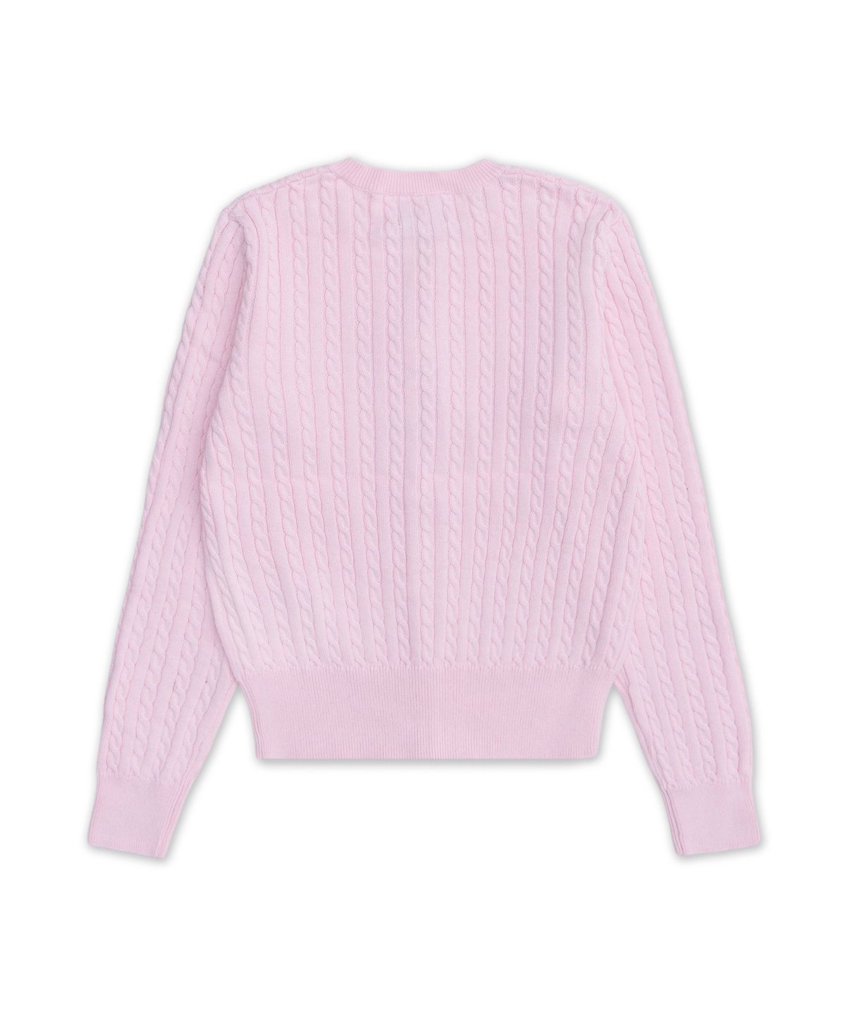 폴로 랄프 로렌 칠드런(POLO RALPH LAUREN CHILDREN) 미니 케이블 코튼 카디건-핑크