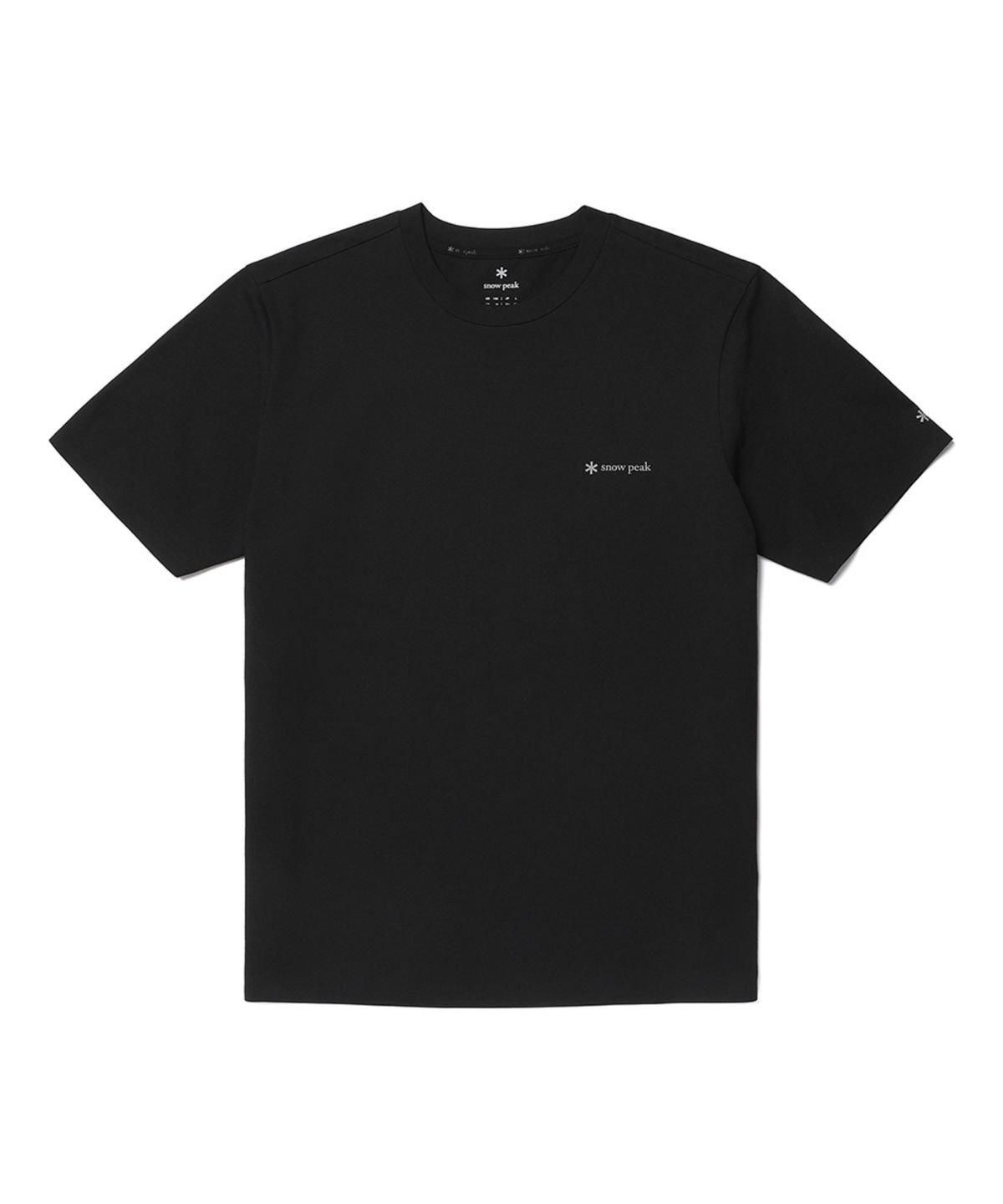 스노우피크 어패럴(SNOWPEAK APPAREL) 리젠 퀵드라이 반팔 티셔츠 (S26MMTTS50) Black