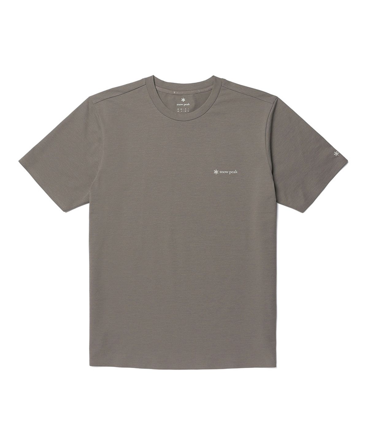 스노우피크 어패럴(SNOWPEAK APPAREL) 리젠 퀵드라이 반팔 티셔츠 (S26MMTTS50) Vintage Gray