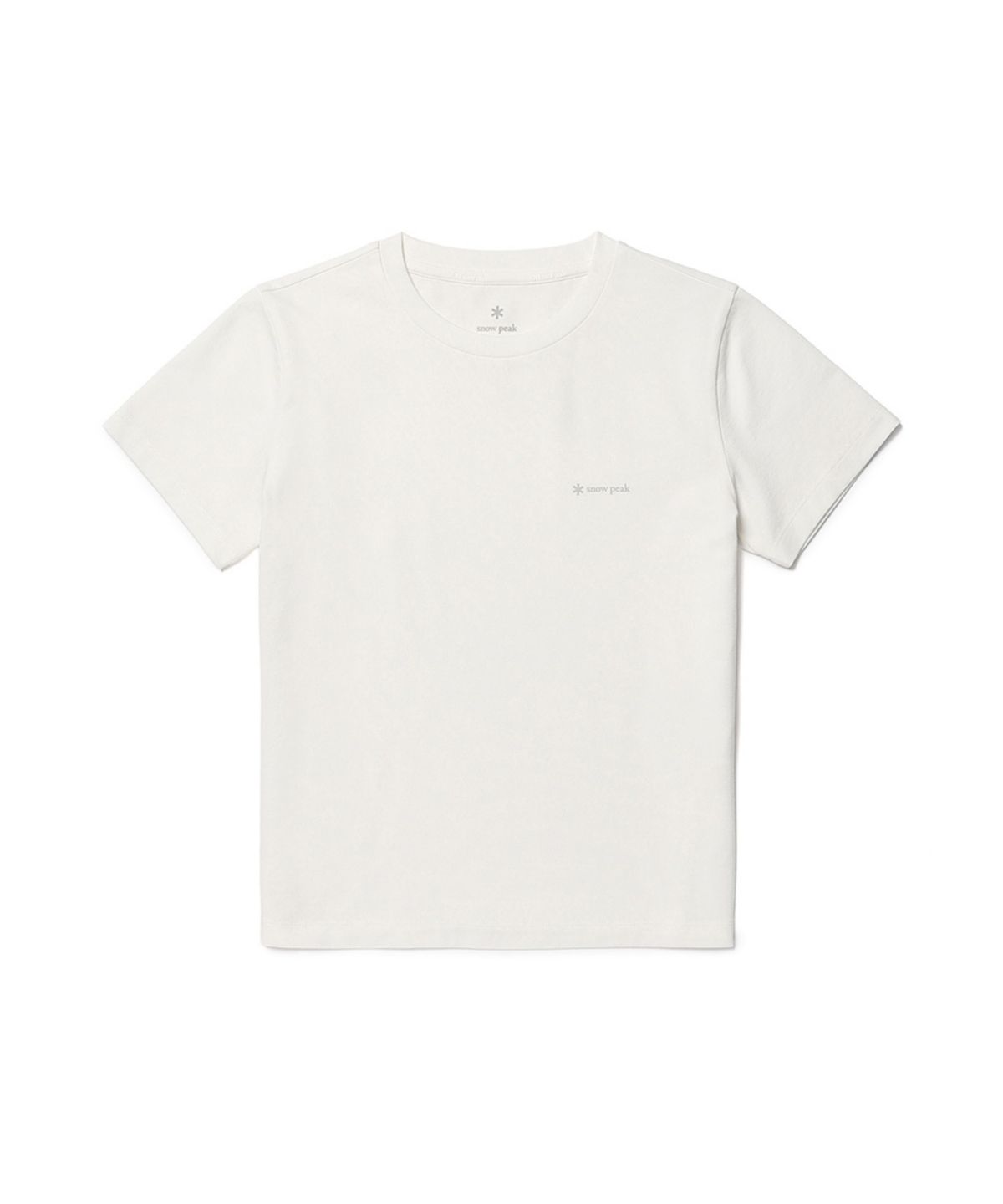 스노우피크 어패럴(SNOWPEAK APPAREL) 리젠 퀵드라이 여성 슬림핏 반팔 티셔츠 (S26MWTTS51) Off White