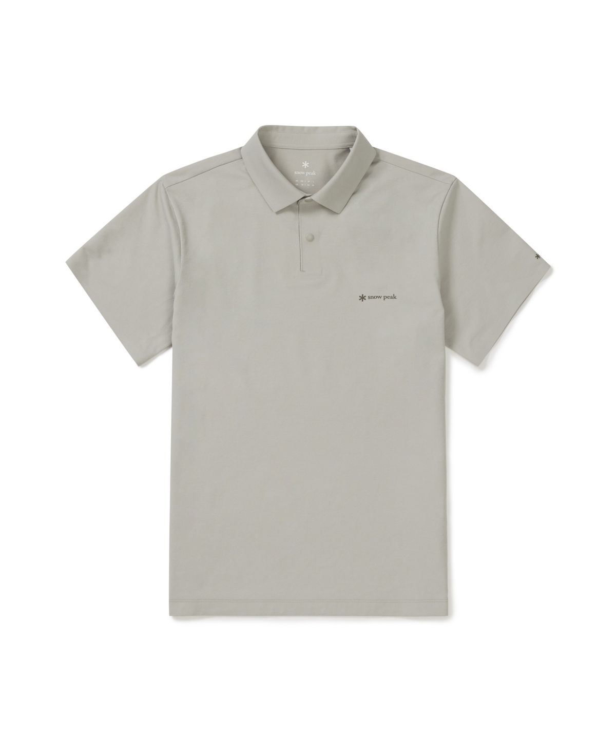스노우피크 어패럴(SNOWPEAK APPAREL) 리젠 퀵드라이 반팔 폴로 티셔츠 (S26MMTPS50) Light Beige