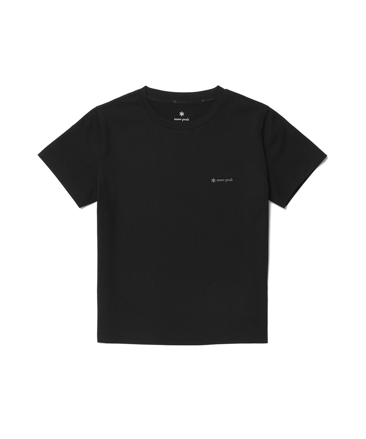 스노우피크 어패럴(SNOWPEAK APPAREL) 리젠 퀵드라이 여성 슬림핏 반팔 티셔츠 (S26MWTTS51) Black