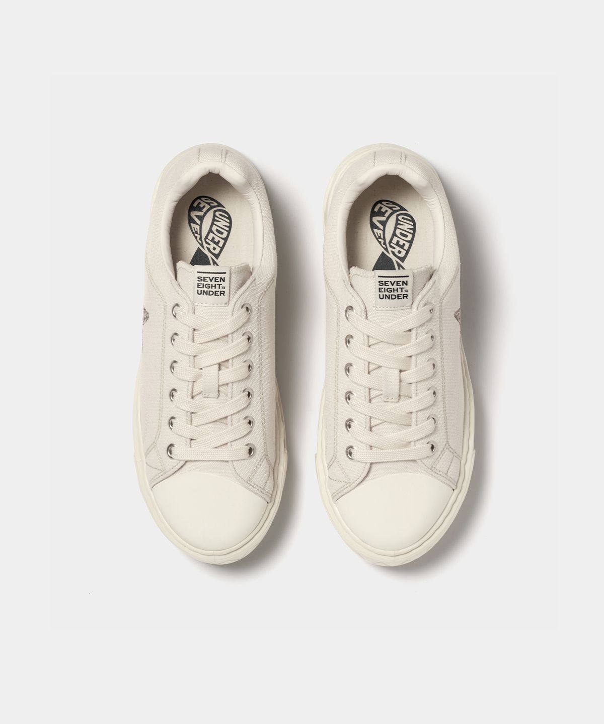 세븐에잇언더(78UNDER) M-6 GRAPHIC LOW TOP_OFF WHITE