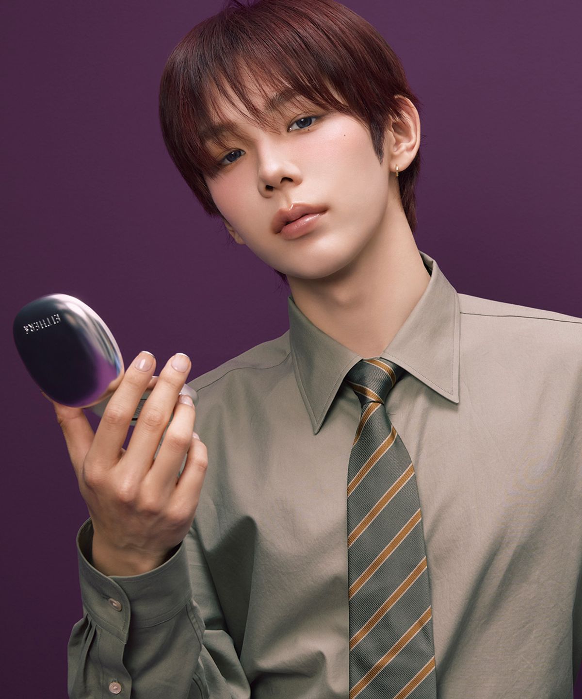 이더앤(EITHERAND) 새틴 픽셀 메쉬 쿠션 15g
