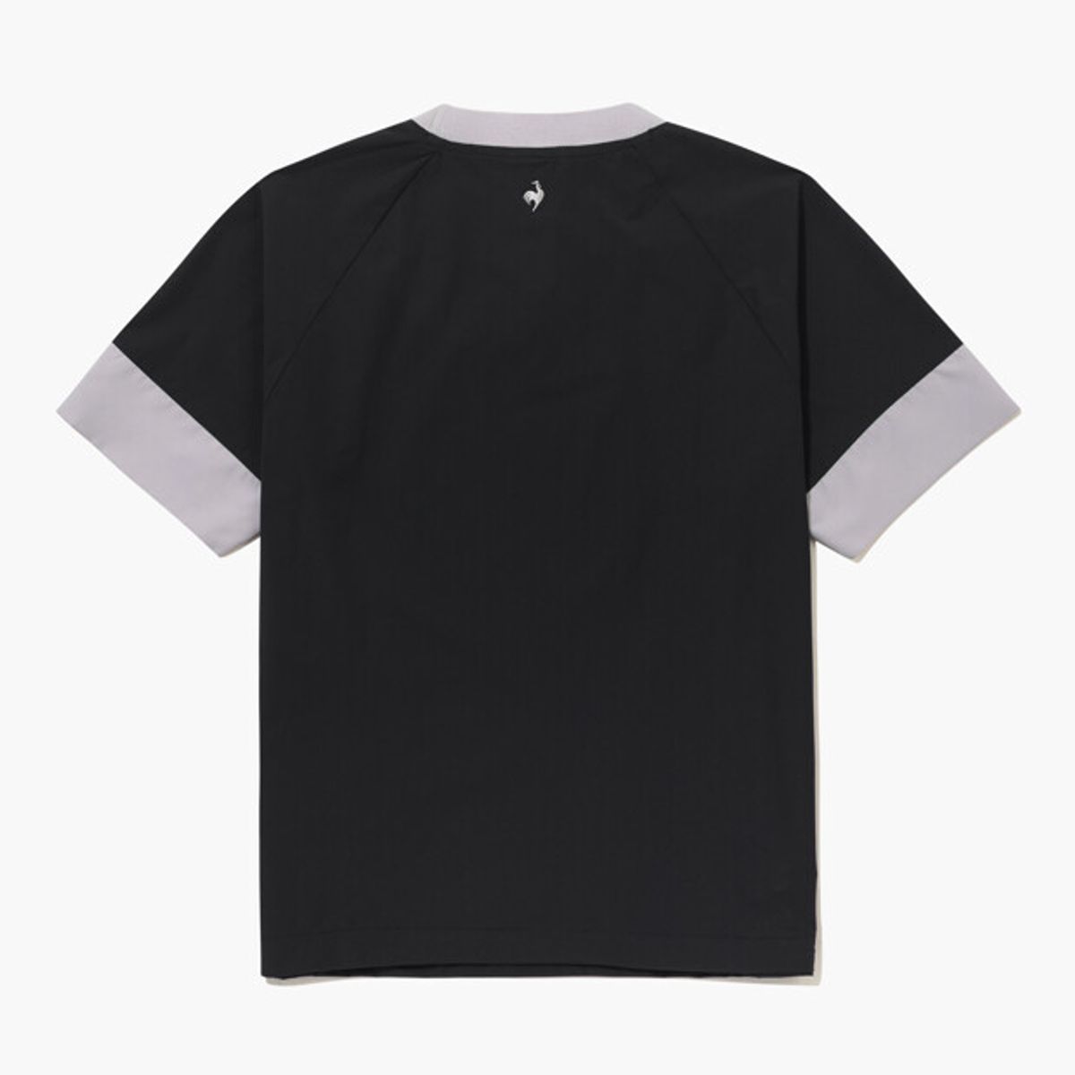 르꼬끄 골프(LECOQ GOLF) 여성 경량 우븐 래글런 반팔 티셔츠 _BLCK GR222LRS43