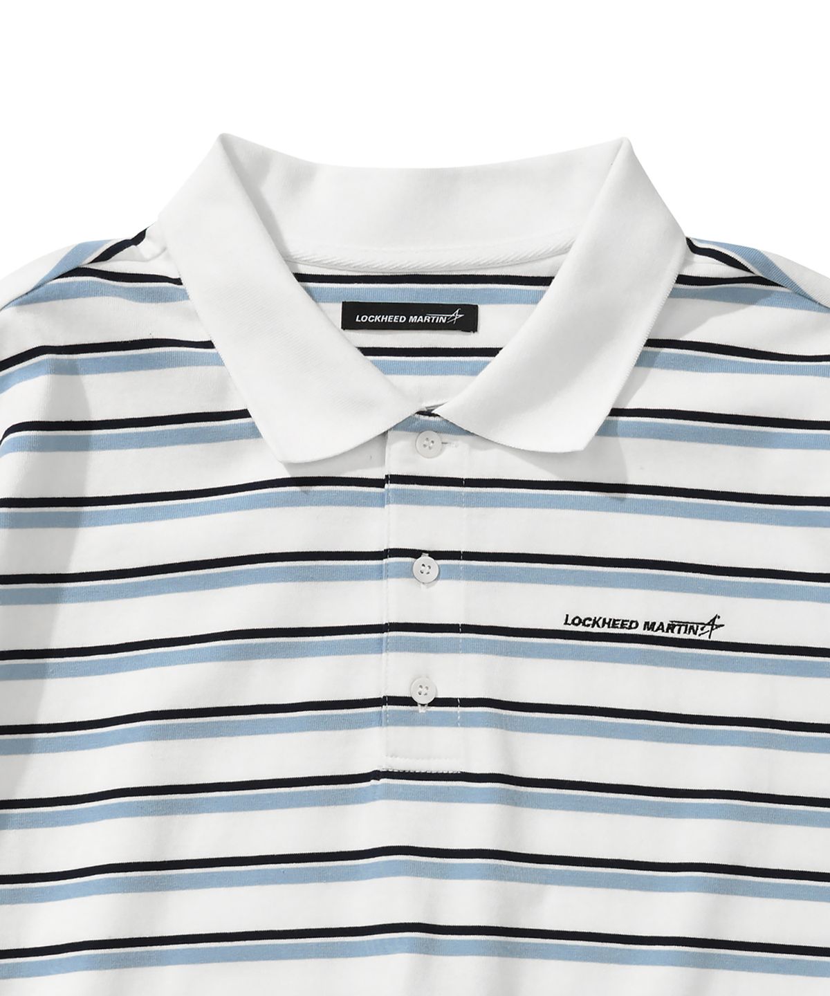록히드마틴(LOCKHEED MARTIN) MULTI STRIPE COLLAR TS (L41UTS061WHT)