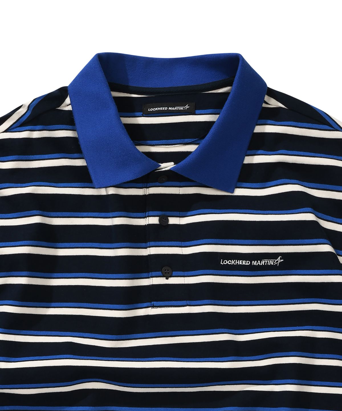 록히드마틴(LOCKHEED MARTIN) MULTI STRIPE COLLAR TS (L41UTS061NAV)