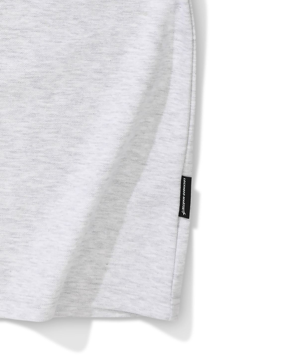 록히드마틴(LOCKHEED MARTIN) OVER FIT PIPING COLLAR TS (GREY)