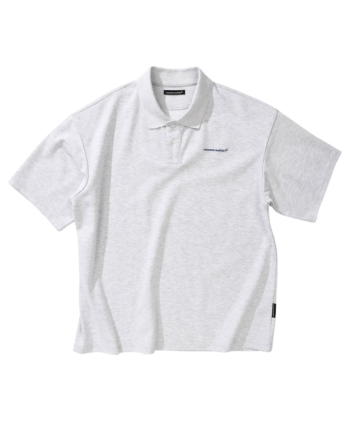 록히드마틴(LOCKHEED MARTIN) OVER FIT PIPING COLLAR TS (GREY)