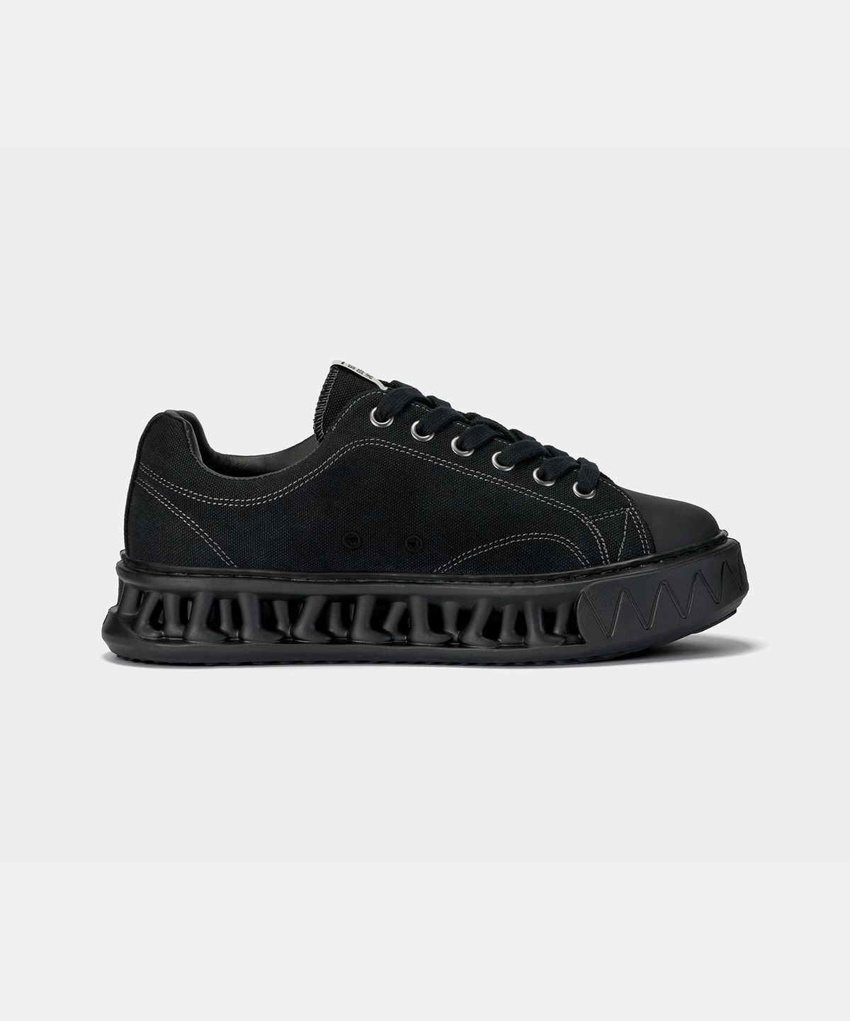 세븐에잇언더(78UNDER) M-6 GRAPHIC LOW TOP_ASH BLACK