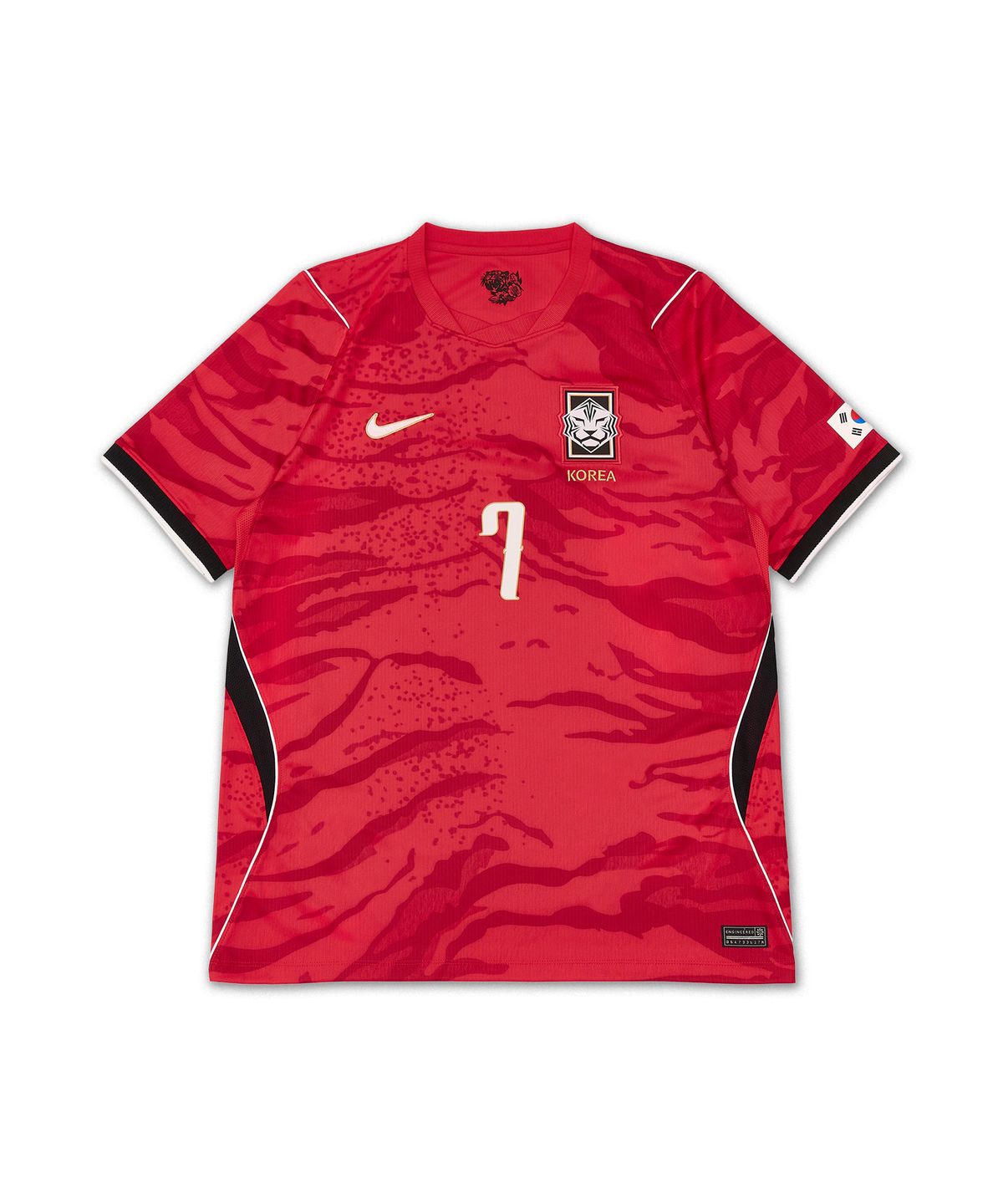 나이키(NIKE) [마킹] 대한민국 2026 스타디움 홈 드라이 핏 축구 레플리카 저지 M - 글로벌 레드:블랙:화이트:클럽 골드 / IB5328-679