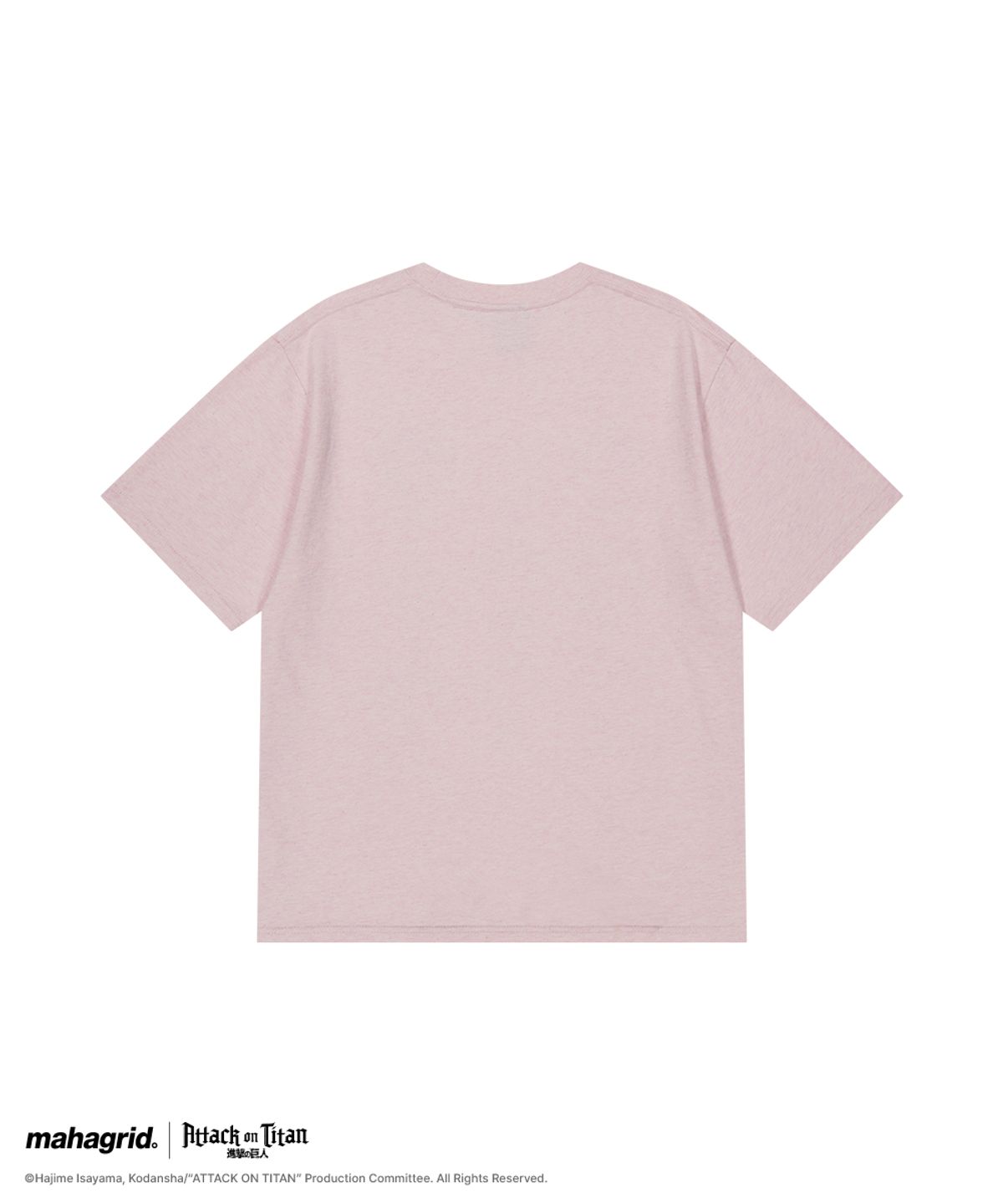 마하그리드(MAHAGRID) [진격의거인] SASAGEYO CHARACTER TEE PINK(MG2GMMT504T)