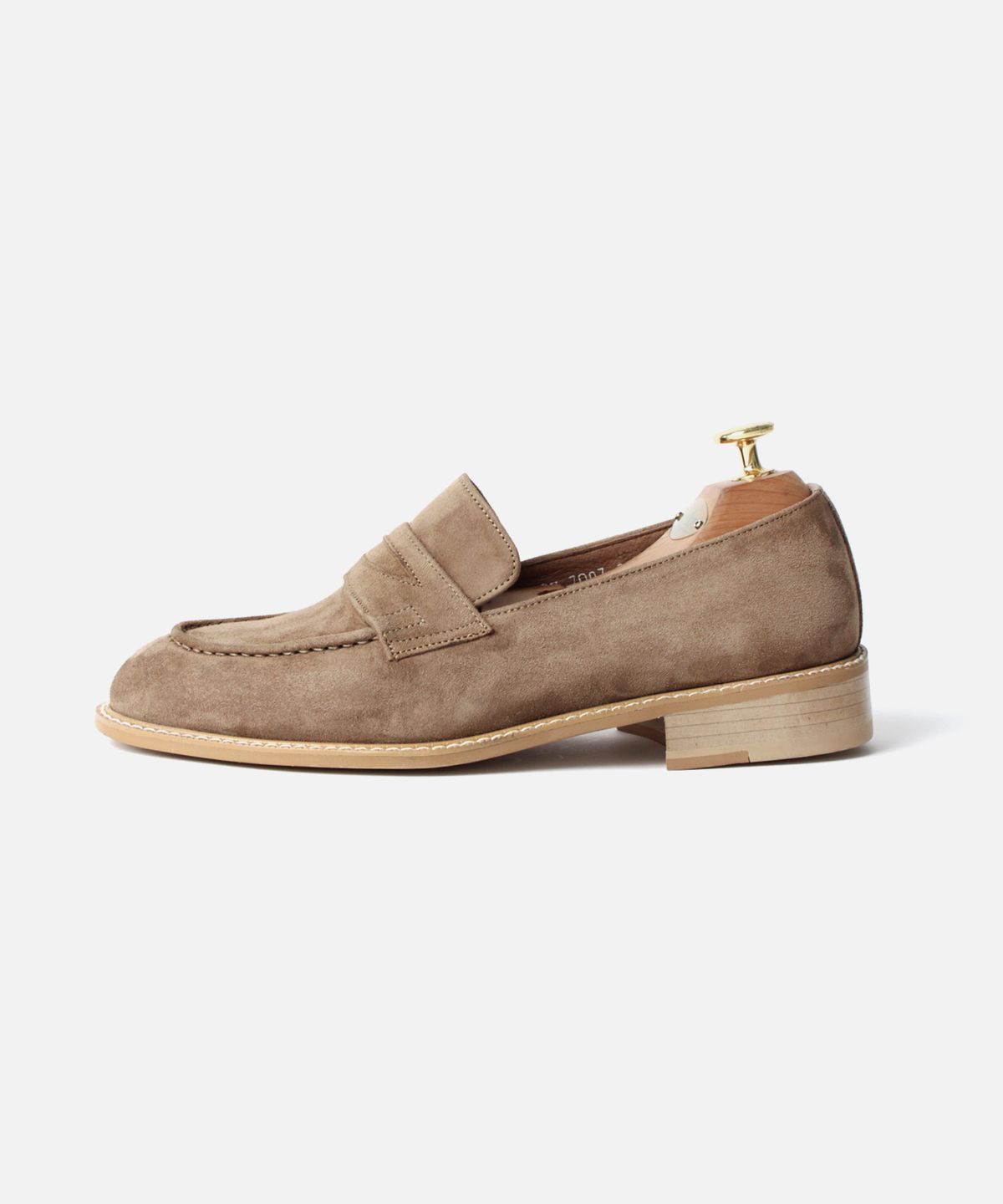 커스텀무드(CUSTOMMOOD) 히로 스웨이드 페니로퍼(olive khaki)