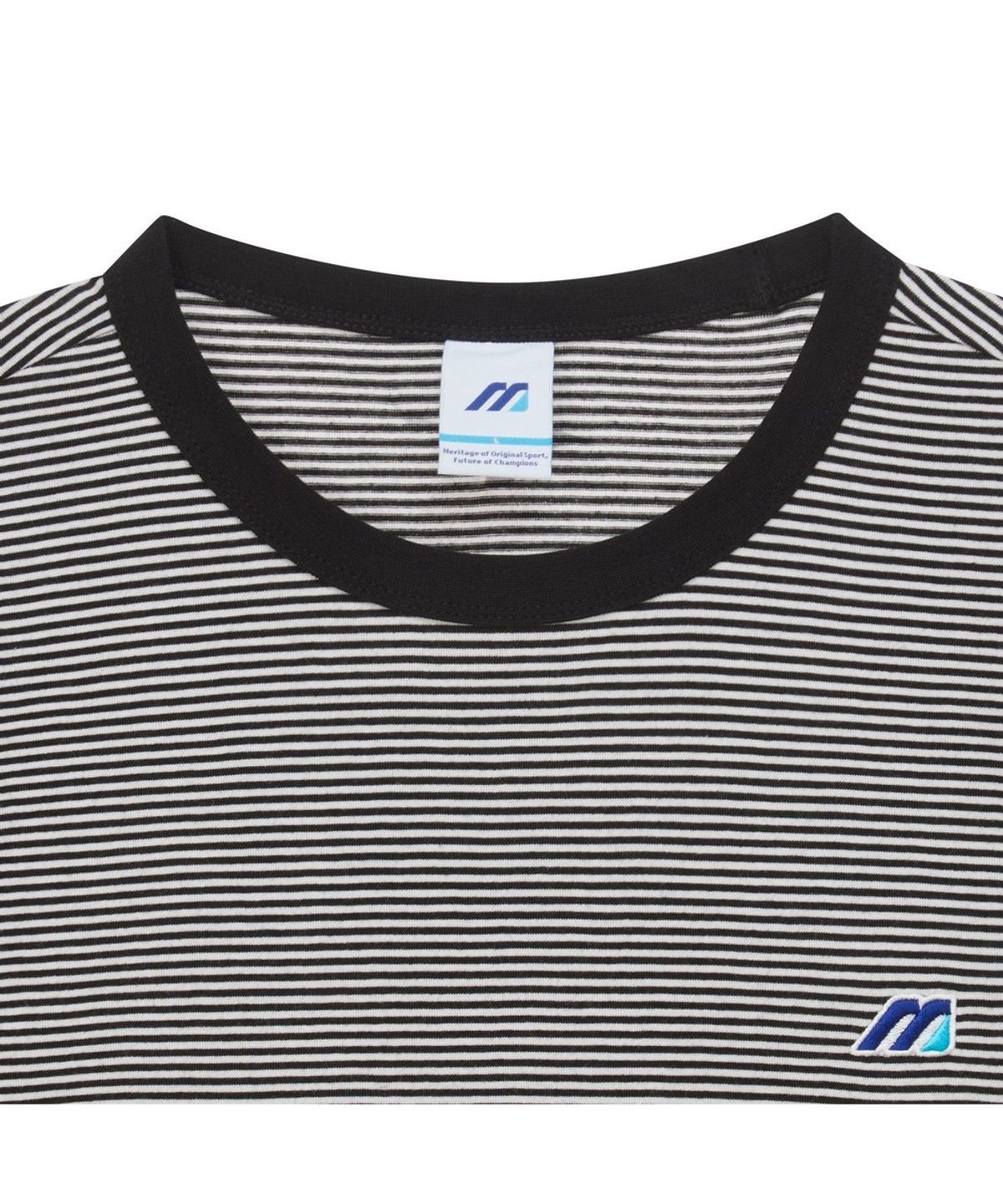 미즈노(MIZUNO) MONOGRAM M STRIPE SHORT SLEEVE_32YA6B80