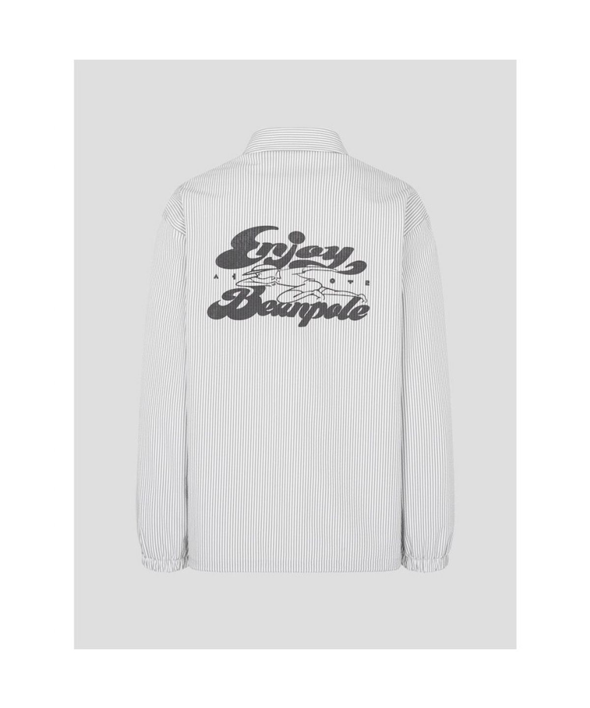 빈폴 멘(BEANPOLE MEN) PAPER PRESS X BEANPOLE 백프린트 코치 아우터  스카이 블루