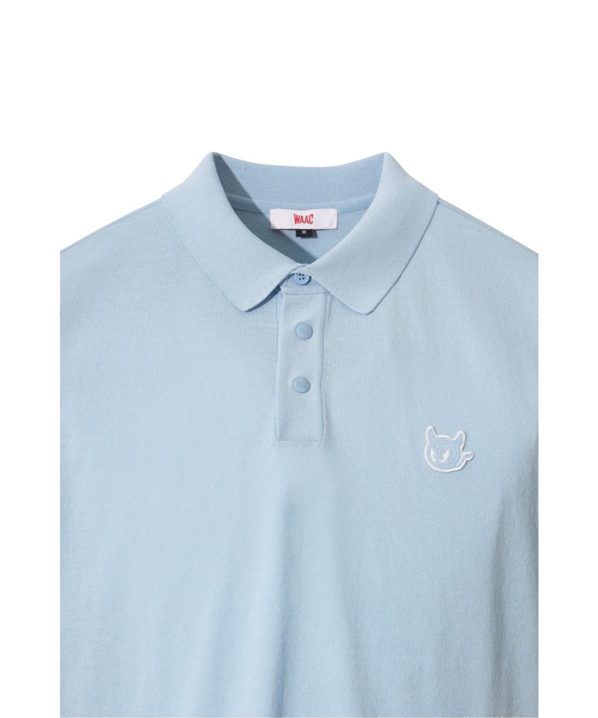 왁(WAAC) WAACKY Block Point Knit Polo WMWAM26220BUL