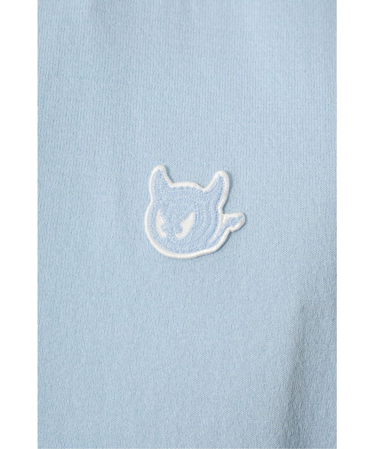 왁(WAAC) WAACKY Block Point Knit Polo WMWAM26220BUL