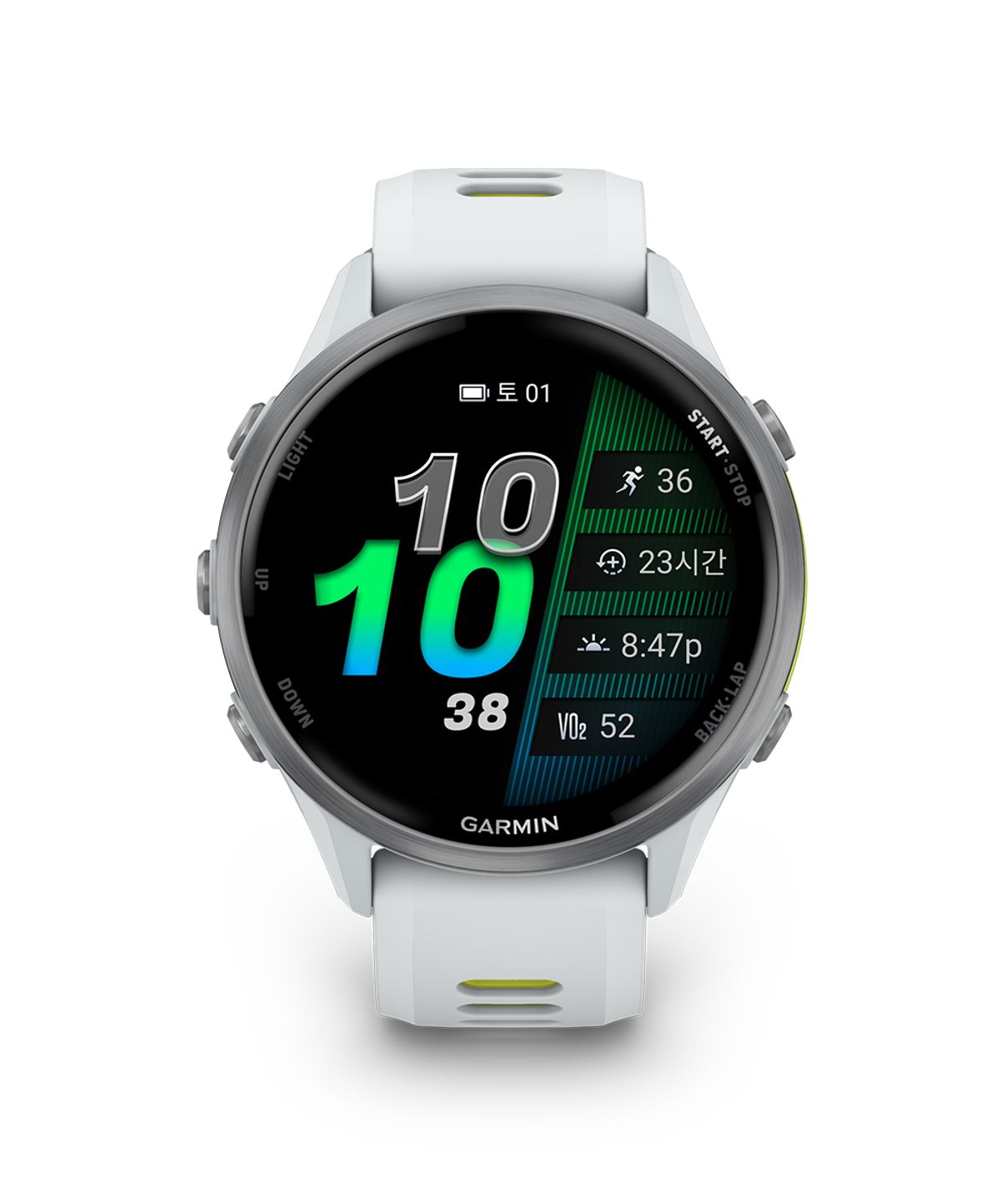 가민(GARMIN) 포러너 970 티타늄 / 화이트스톤