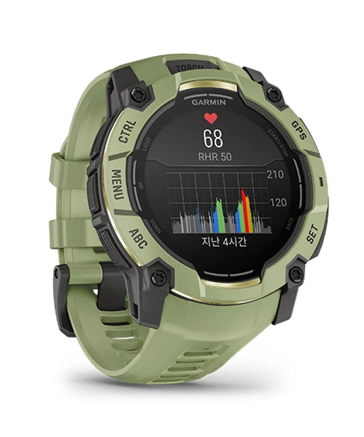 가민(GARMIN) 인스팅트3 50mm 그린(그린 밴드)