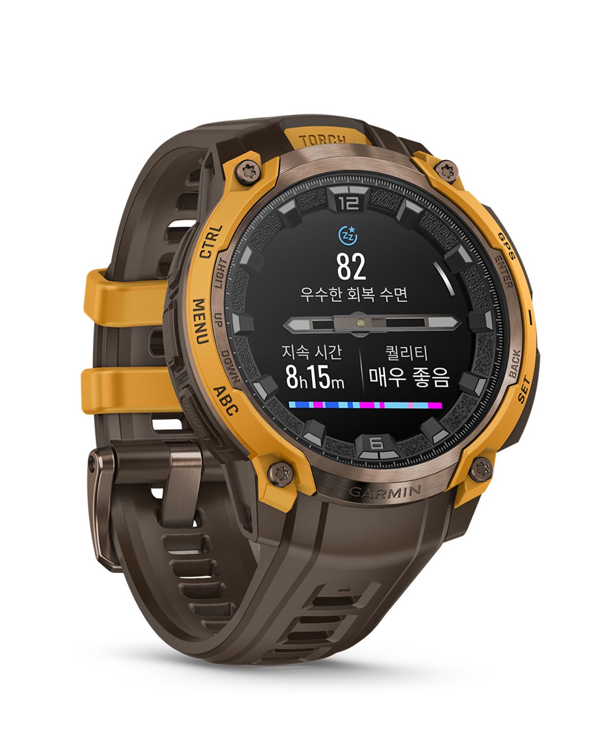 가민(GARMIN) 인스팅트 크로스오버 46mm AMOLED 브론즈