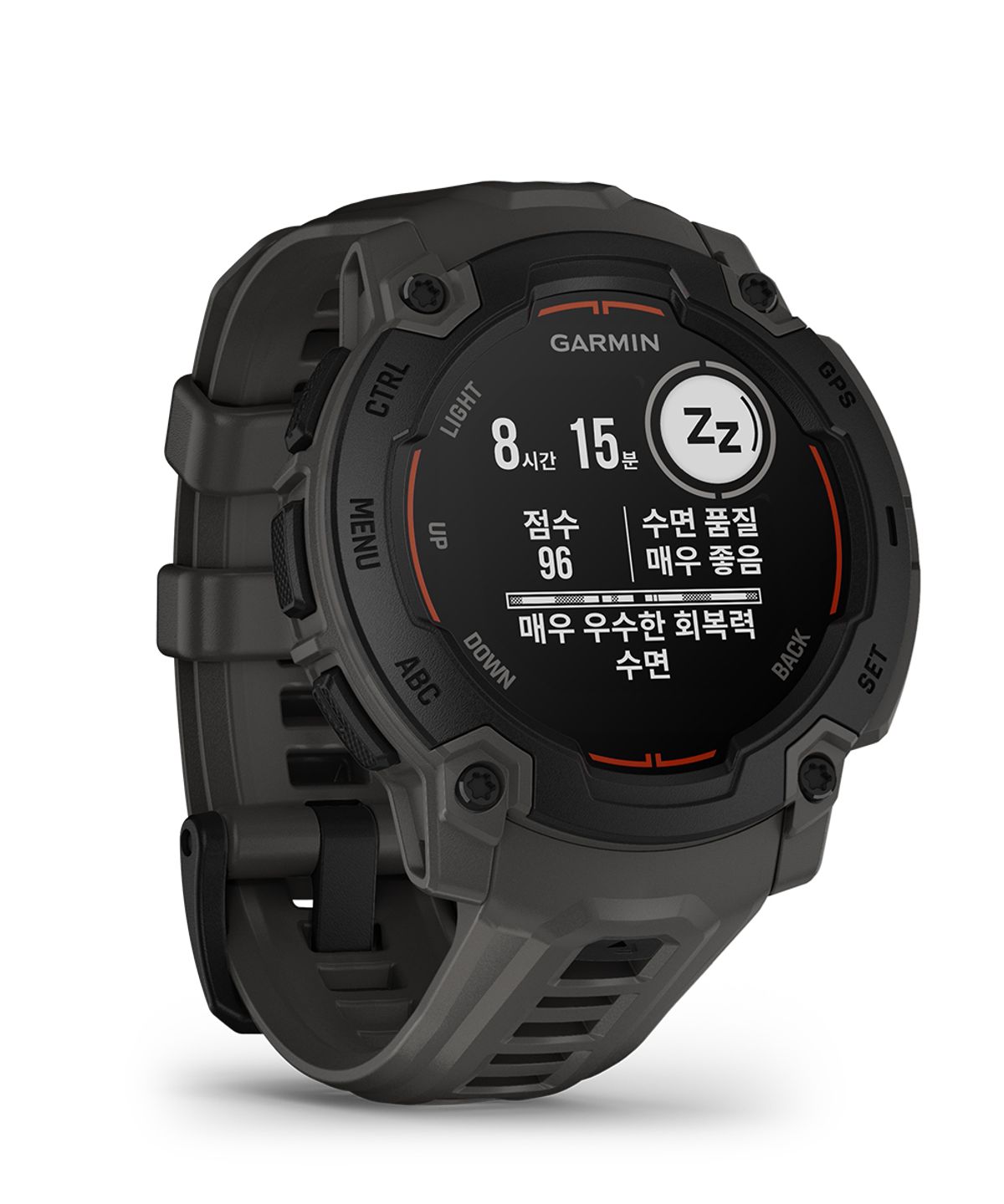 가민(GARMIN) 인스팅트 E 45mm 블랙(차콜 밴드)