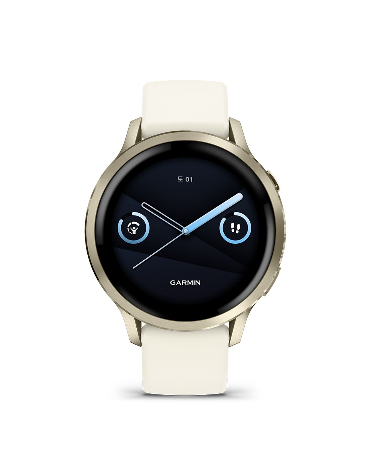 가민(GARMIN) 베뉴 4 41mm 루나 골드(본 실리콘 밴드)