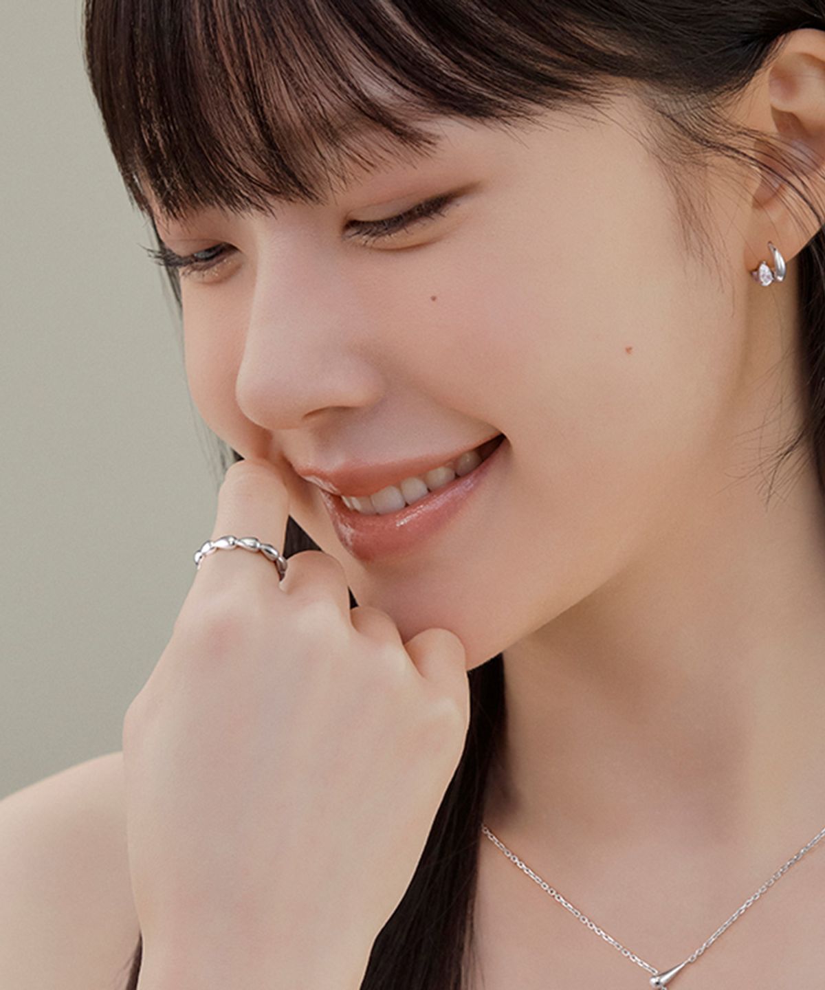 스톤헨지(STONEHENGE) 듀엘 실버 반지 SA26B82F