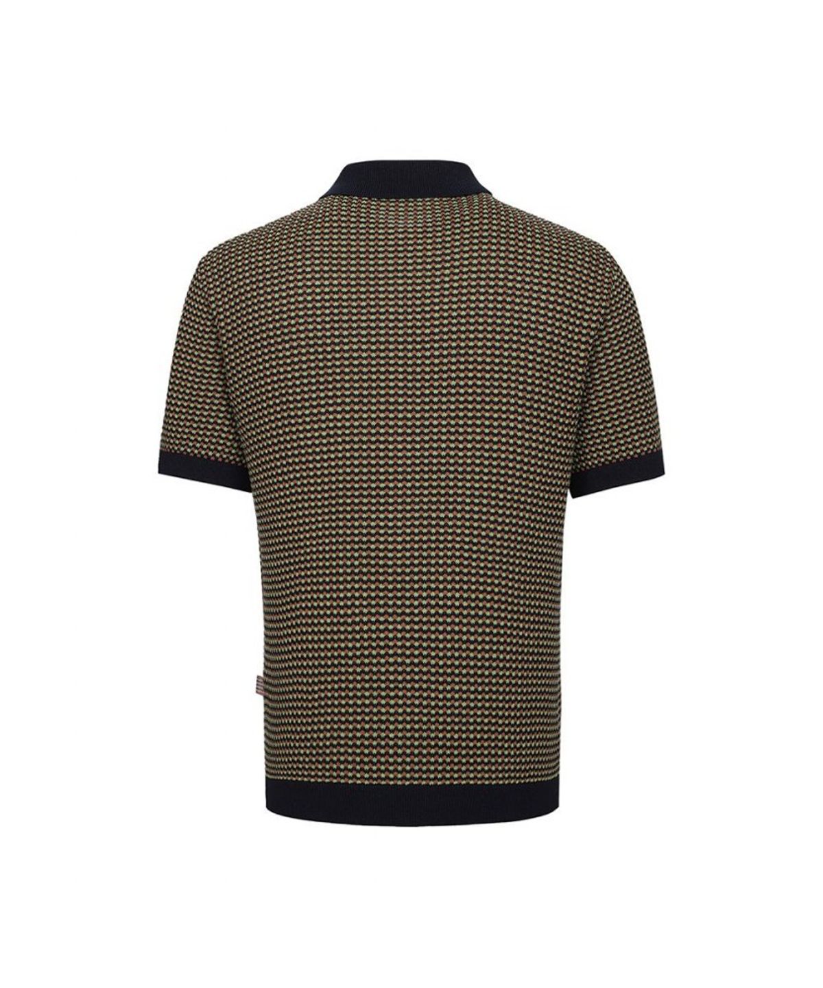 닥스셔츠(DAKS SHIRTS) 페이퍼 혼방 3색 카라니트 네이비_DLS1SWTS112N1