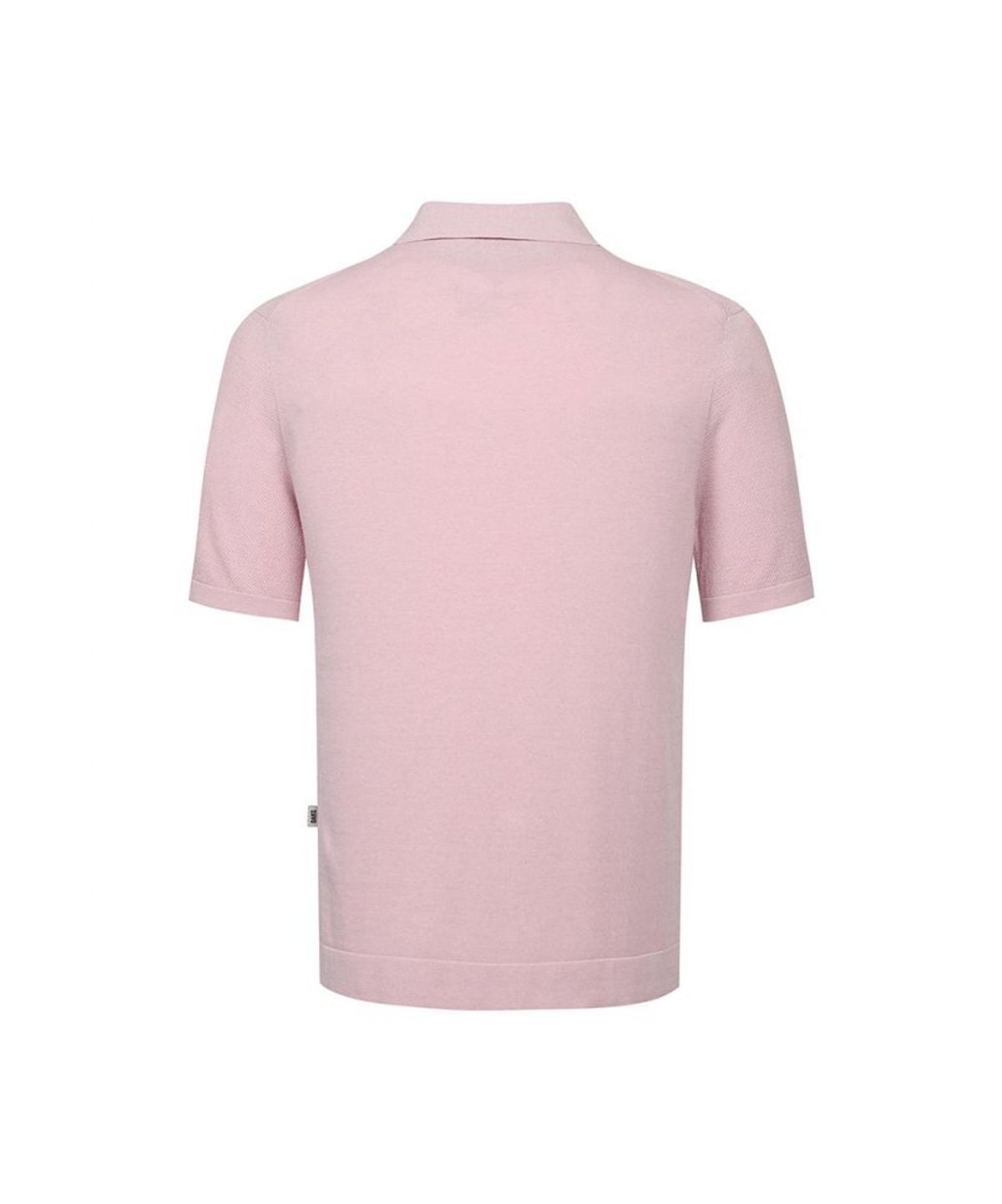 닥스셔츠(DAKS SHIRTS) 면혼방 반팔 카라니트 핑크_DLS1SWTS150P1