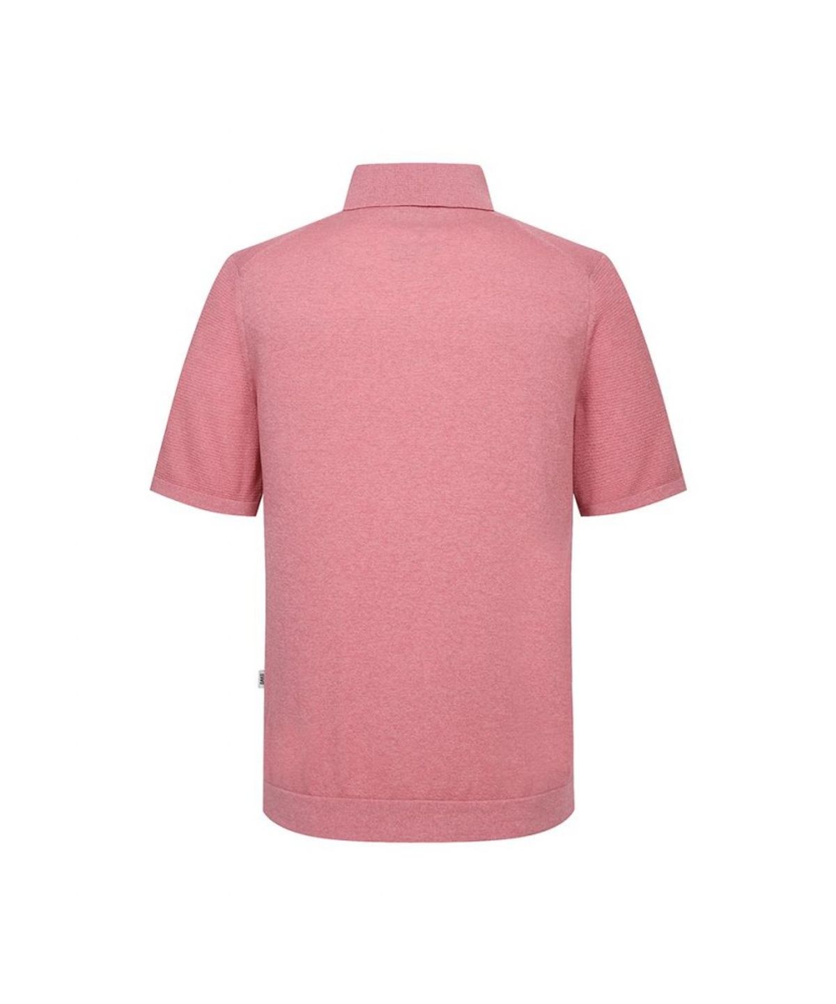 닥스셔츠(DAKS SHIRTS) 면혼방 반팔 카라니트 핑크_DLS1SWTS101P1