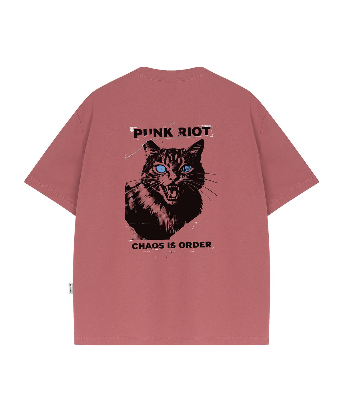 와일드락(WILDROCK) Chaos Cat 쿨코튼 오버핏 반팔 티셔츠