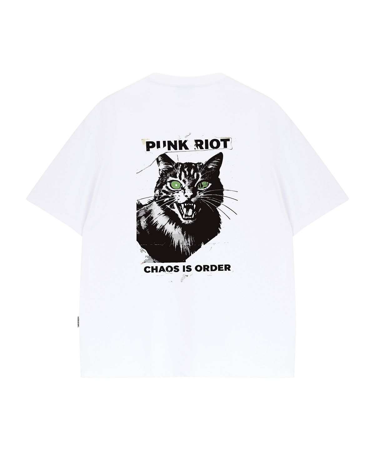 와일드락(WILDROCK) Chaos Cat 쿨코튼 오버핏 반팔 티셔츠