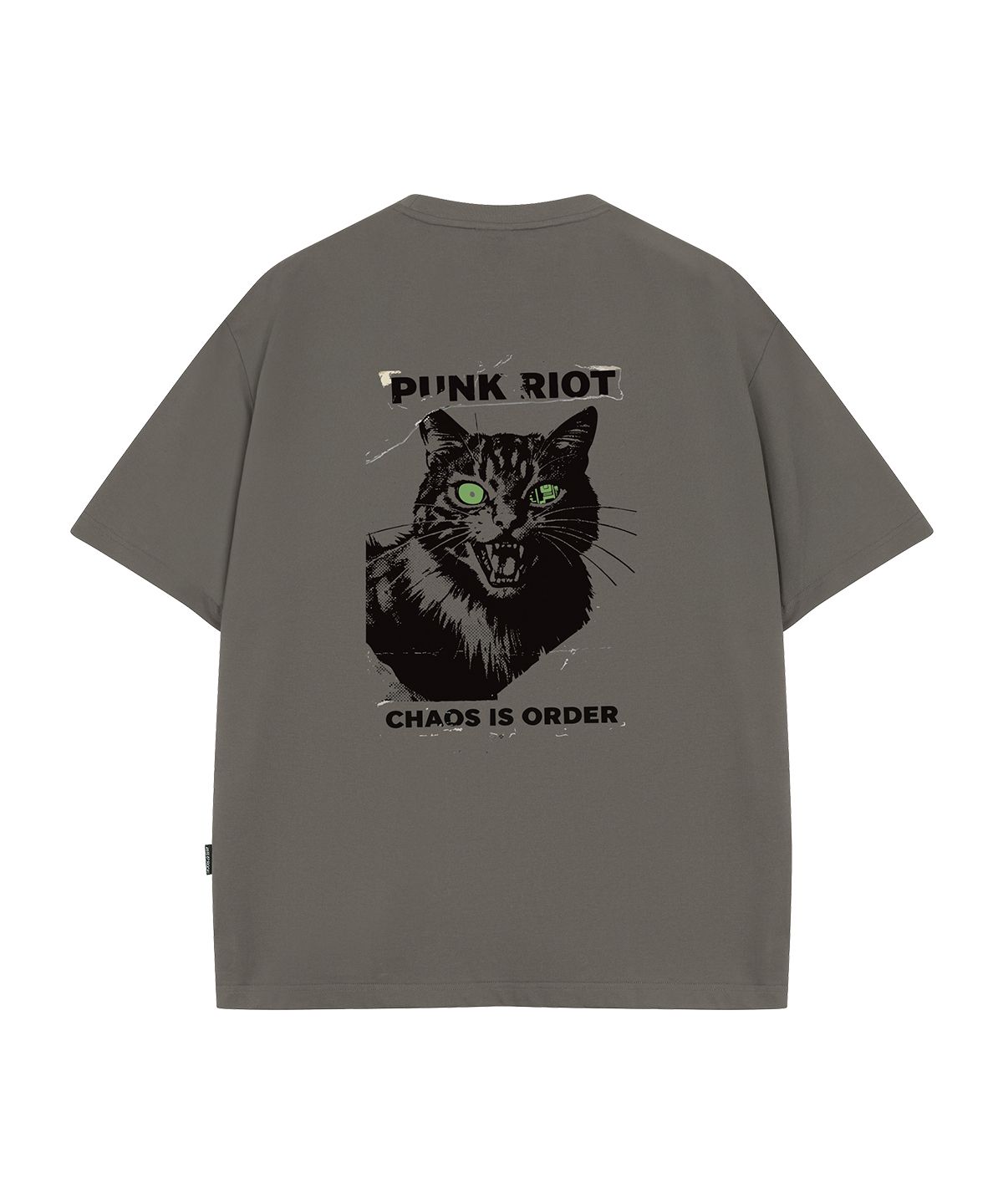 와일드락(WILDROCK) Chaos Cat 쿨코튼 오버핏 반팔 티셔츠