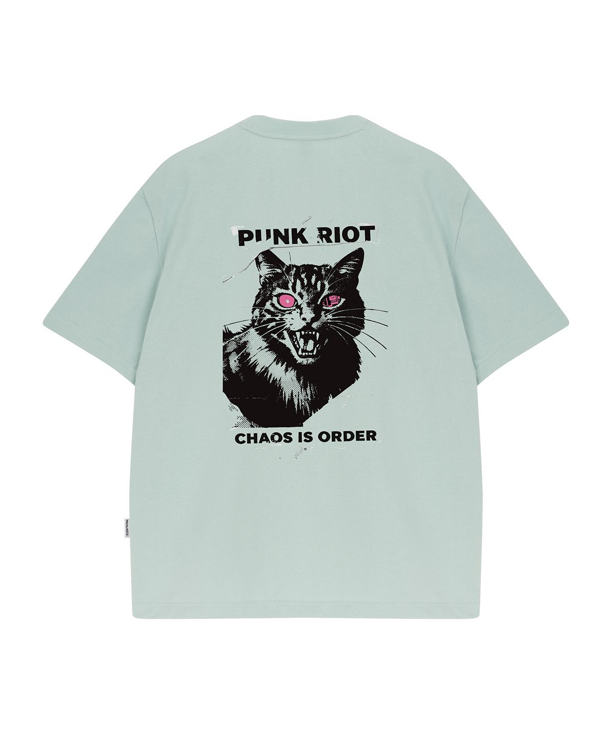 와일드락(WILDROCK) Chaos Cat 쿨코튼 오버핏 반팔 티셔츠