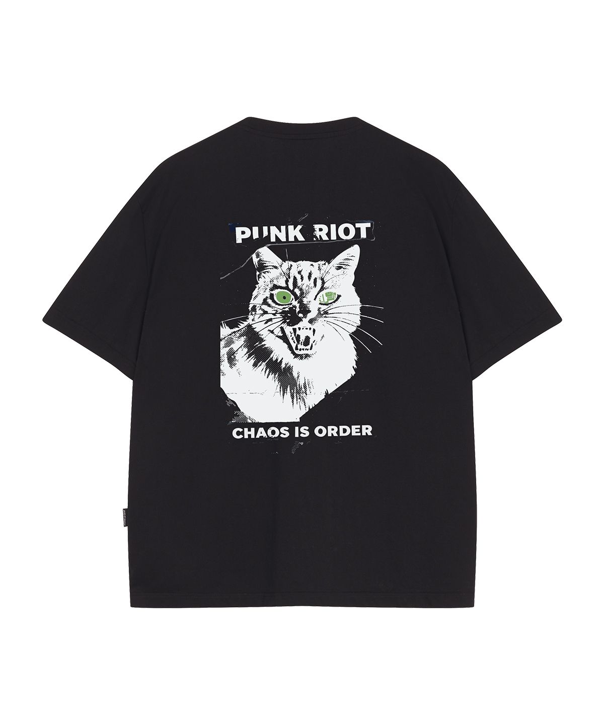 와일드락(WILDROCK) Chaos Cat 쿨코튼 오버핏 반팔 티셔츠