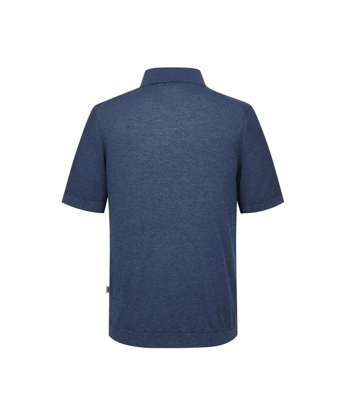 닥스셔츠(DAKS SHIRTS) 면혼방 반팔 카라니트 네이비_DLS1SWTS101N1