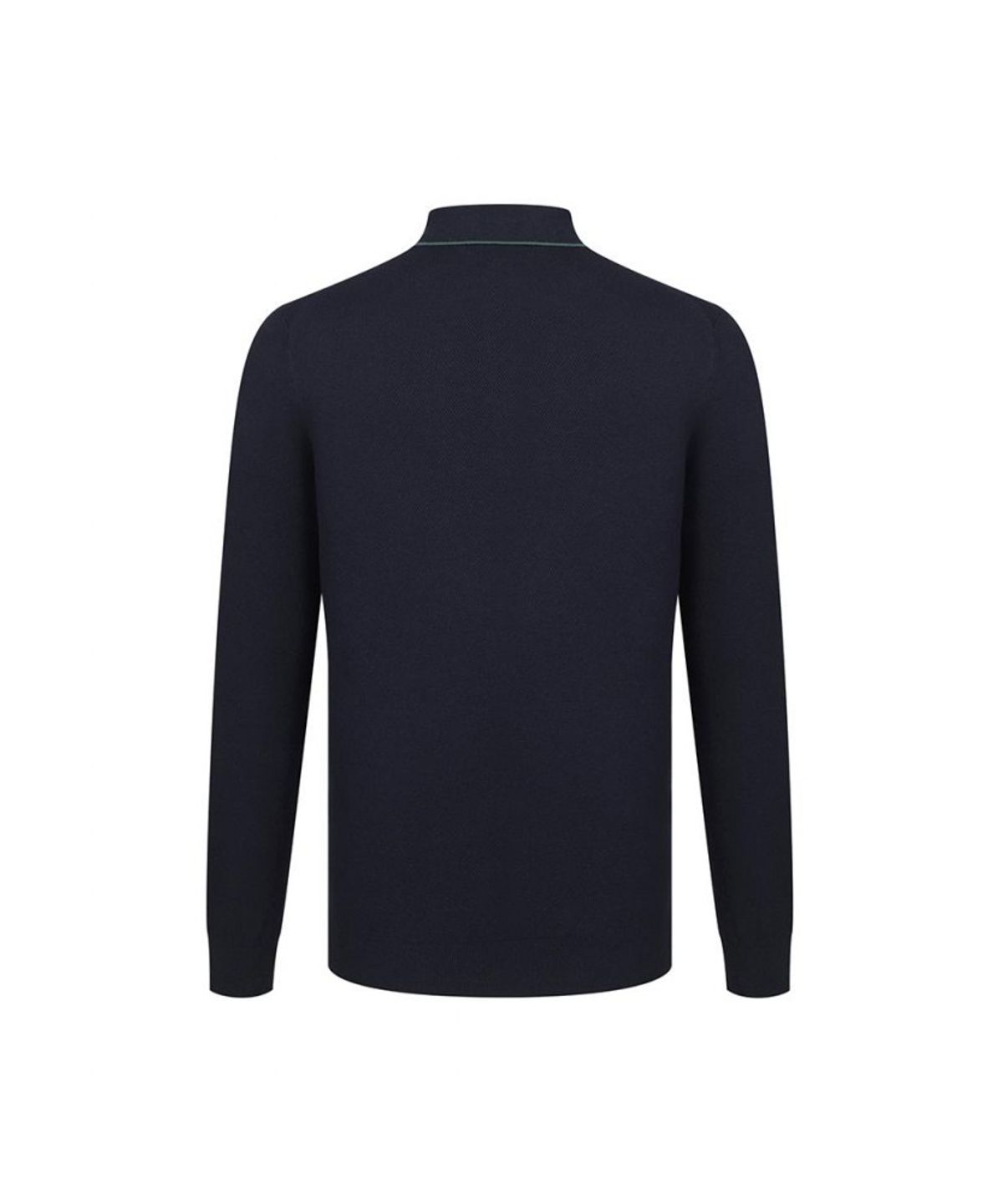 닥스셔츠(DAKS SHIRTS) 비스코스 혼방 카라니트 네이비_DLA1SWTL101N1
