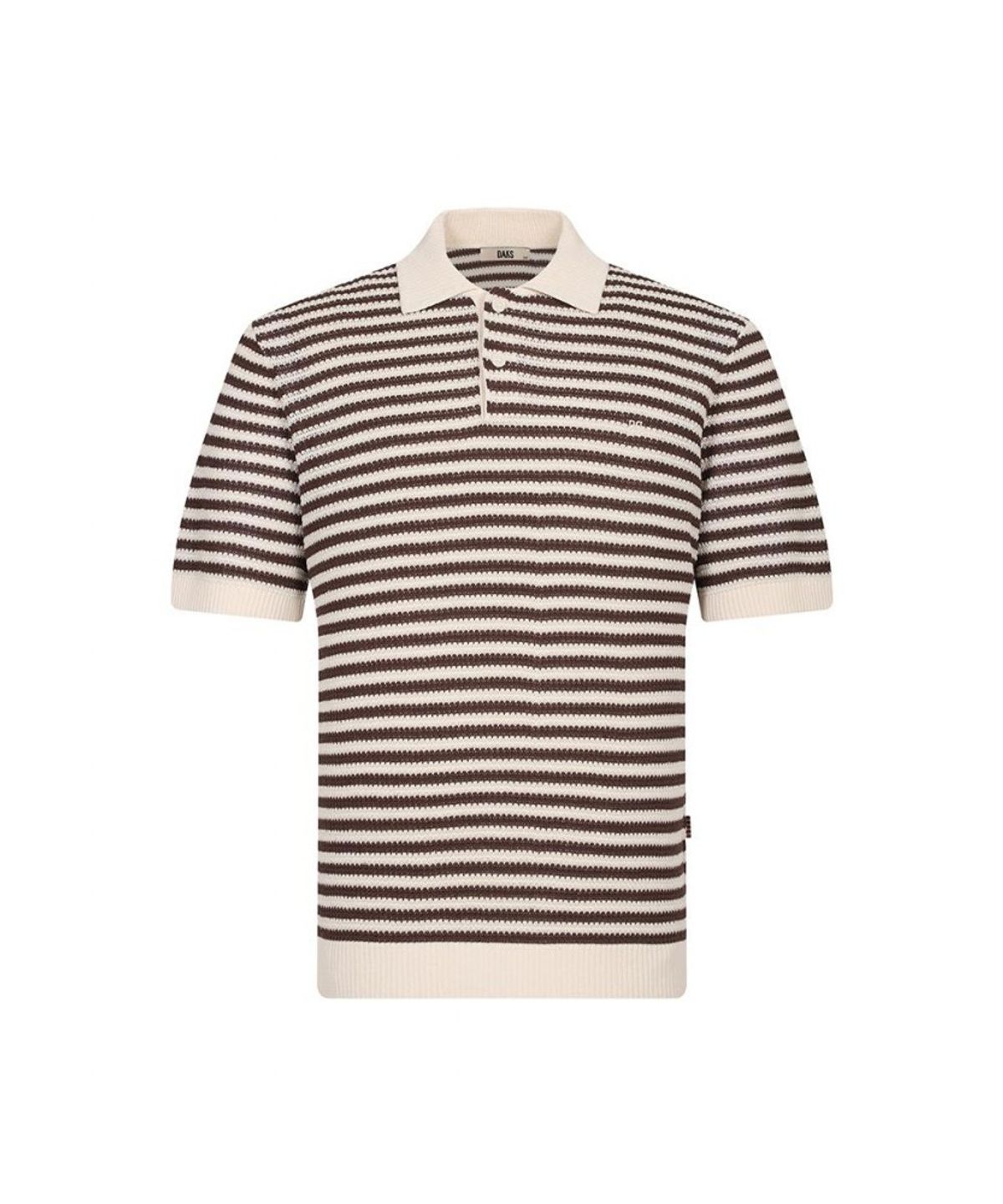 닥스셔츠(DAKS SHIRTS) 면혼방 스트라이프 카라니트_DMS1SWTS107W1