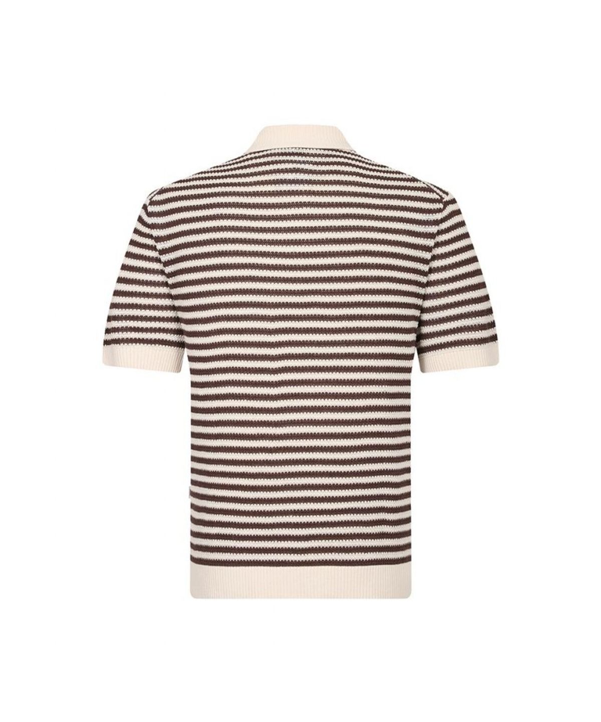 닥스셔츠(DAKS SHIRTS) 면혼방 스트라이프 카라니트_DMS1SWTS107W1